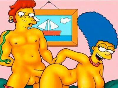 MILF Marge Simpson cheating on pornmilftube.net