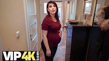 DEBT4k. Bank agent gives pregnant MILF delay in exchange for quick sex on pornmilftube.net