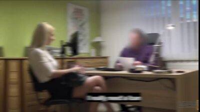 Choosers Can Be Beggars - blonde MILF cougar seduces bank worker on pornmilftube.net