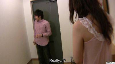 Bashful Japanese MILF answers door nearly naked leading to sex - Japan on pornmilftube.net