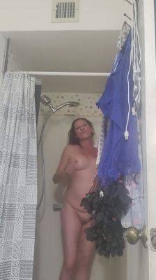 Real Body Milf Cougar In The Shower Sucking Fucking And Squirting With Her Big Dildo on pornmilftube.net