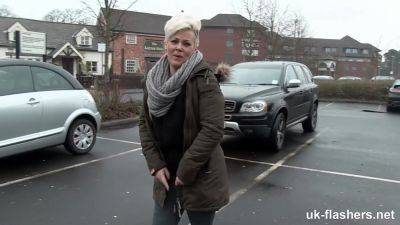 Short Hair British MILF Flashing and Pissing all Over Town for UK-Flashers - Britain on pornmilftube.net