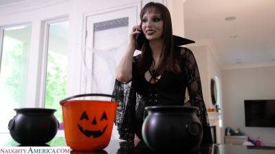 Halloween perversions grant spicy MILF the most amazing fuck on pornmilftube.net