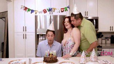 Busty MILF Stepmom Gets Birthday Surprise Free Use By Stepson - Emmy Demur on pornmilftube.net